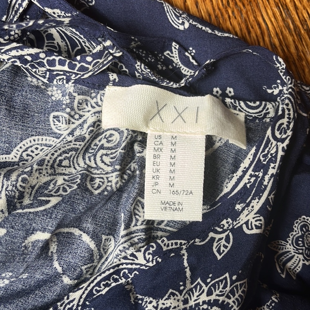 Forever 21 Patterned Flowy Tank - image 3